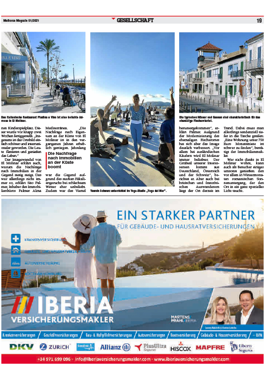 Yoga del Mar in Mallorca Magazin